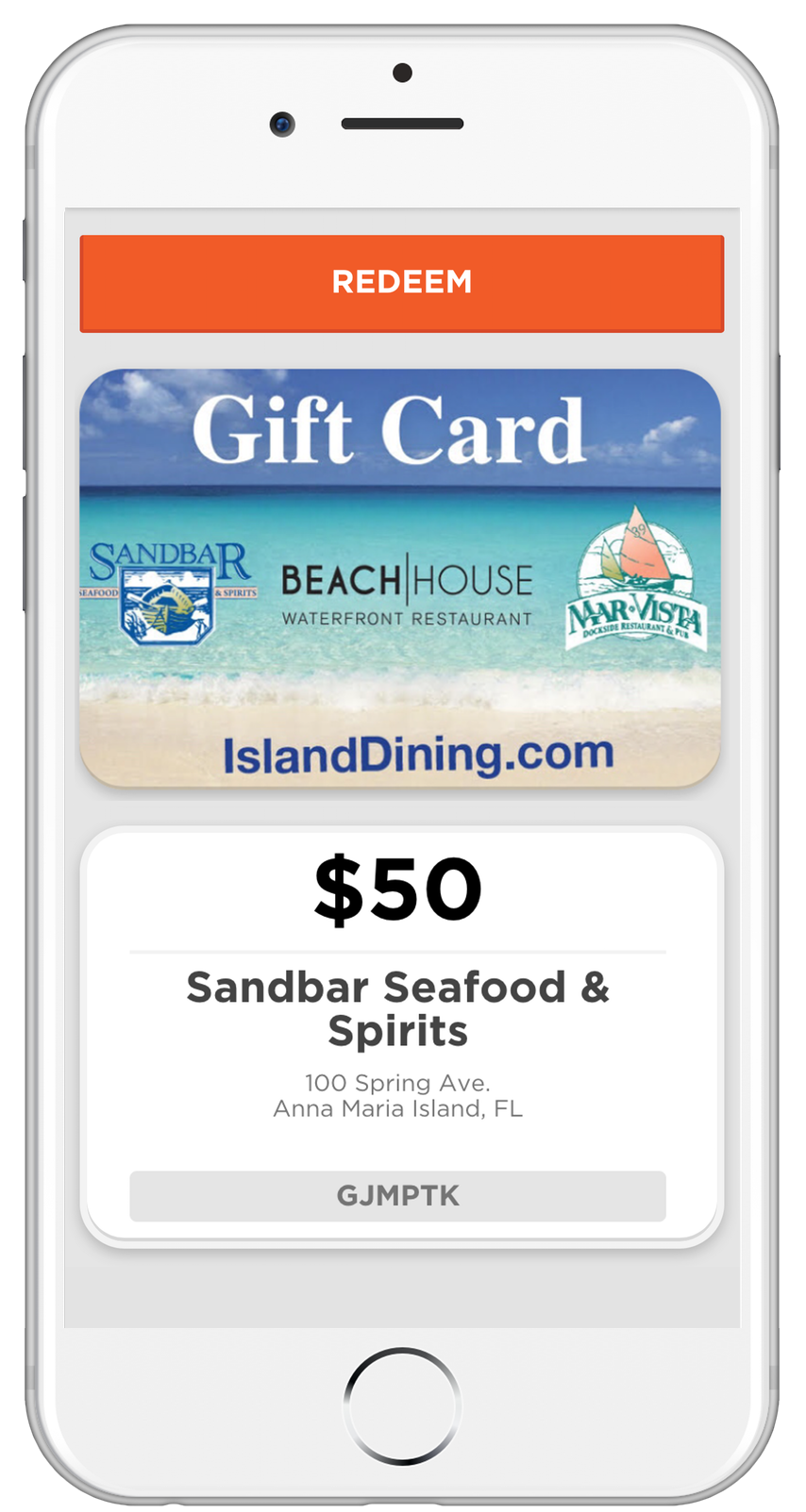 sarasota egift cards - instagift